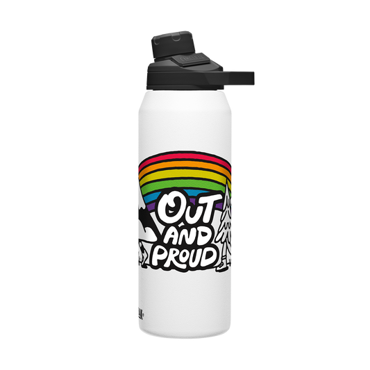 chute-mag-32-oz-water-bottle-insulated-stainless-steel-plus-cleanup-kit-pride-collection-limited-edition-w3 xhvxlhasbo